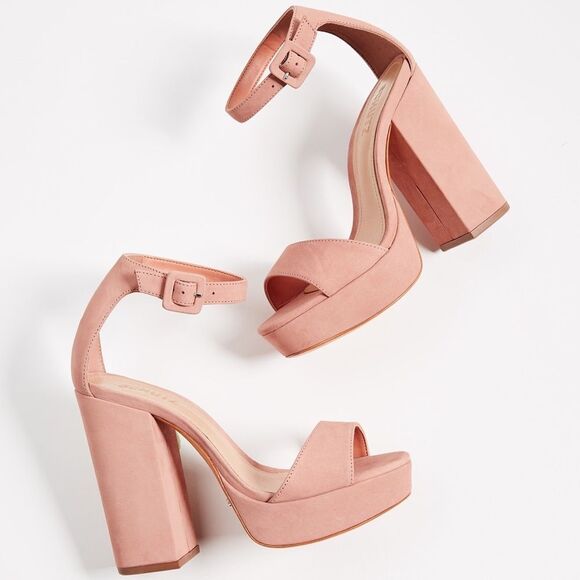 Free People x Schutz Mikella Block Heel Sandals